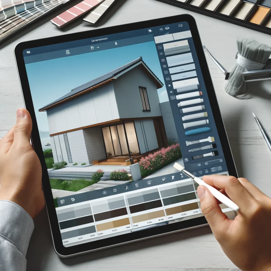 外壁塗装シミュレーションツールの使い方