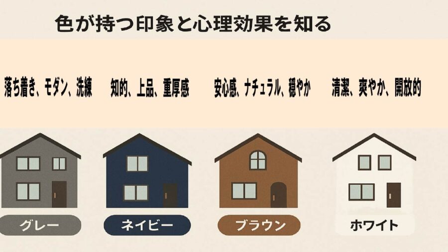 色が持つ印象と心理効果を知る