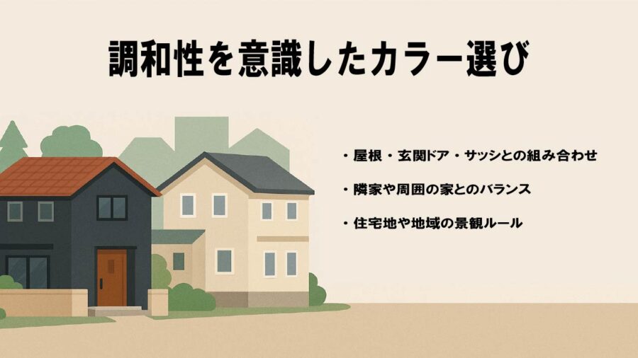 調和性を意識したカラー選び