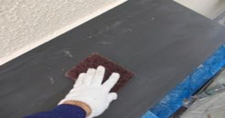 八王子市で笠木板金下地処理