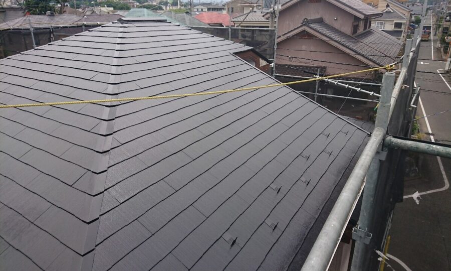八王子市で屋根塗装施工後