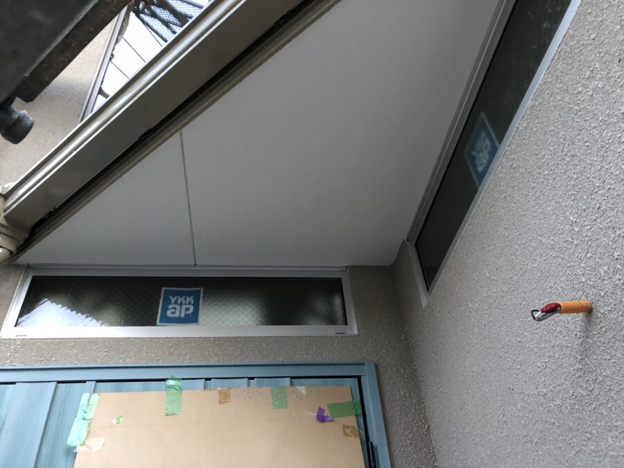 八王子市中野町 軒天塗装施工