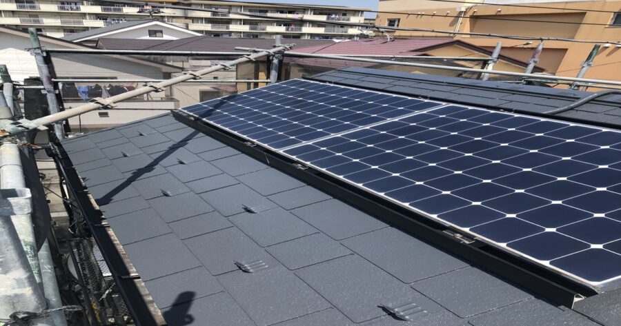 屋根塗装施工後１