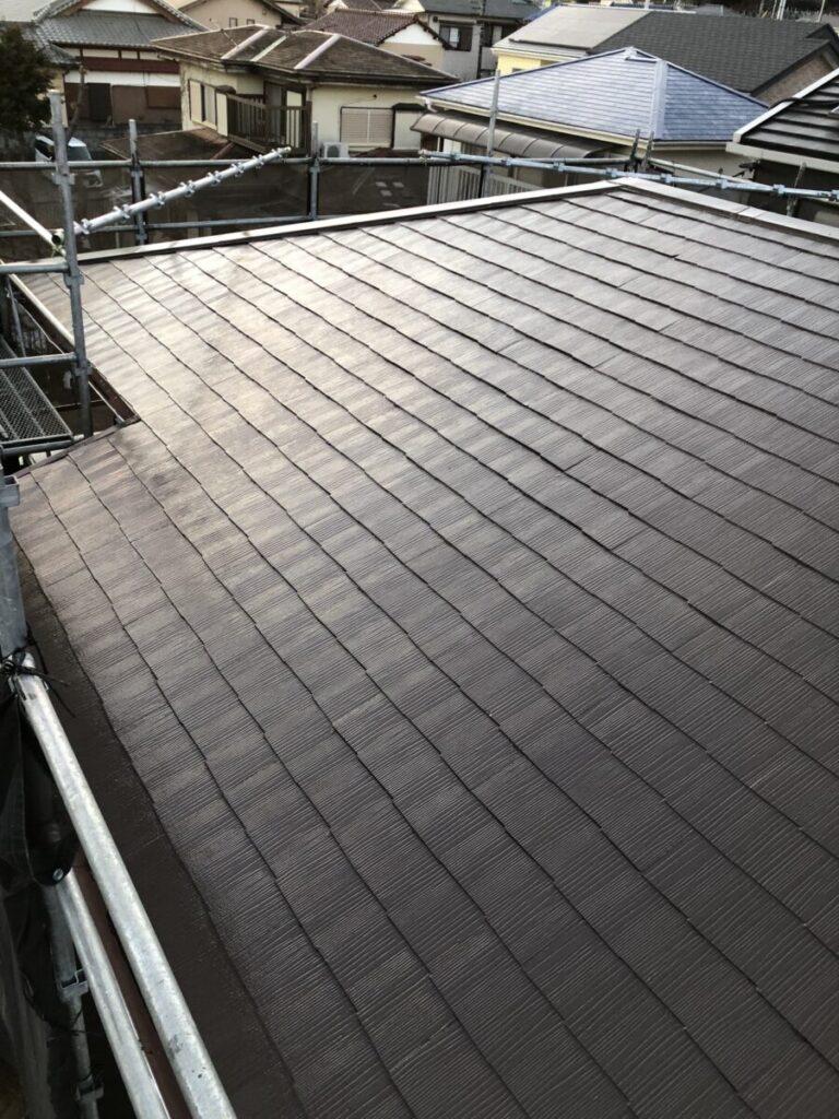 八王子市台町 屋根塗装施工後