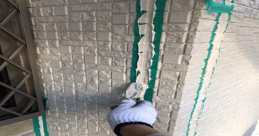 八王子市のコーキング均し