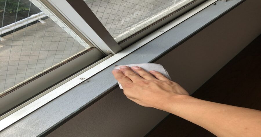 八王子市中町 木枠ケレン作業　