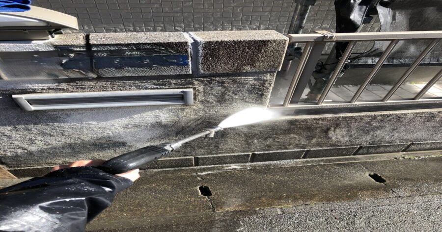 八王子市子安町 外構高圧洗浄