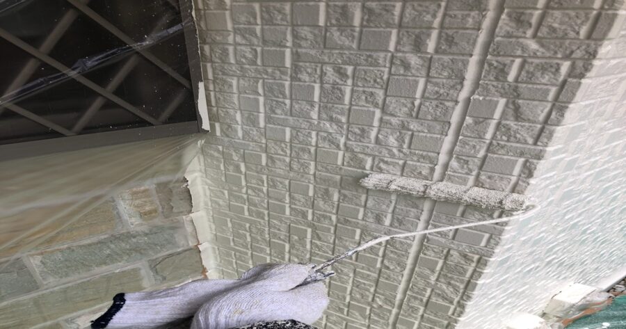 八王子市子安町 外壁上塗り2