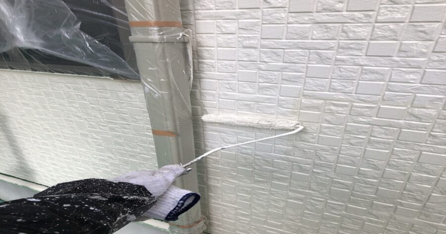 八王子市子安町 外壁上塗り1