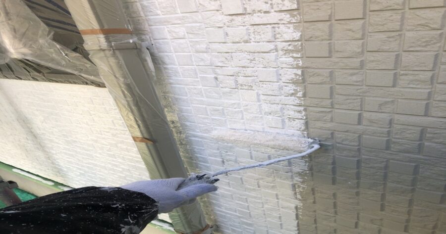 八王子市子安町 外壁下塗り2