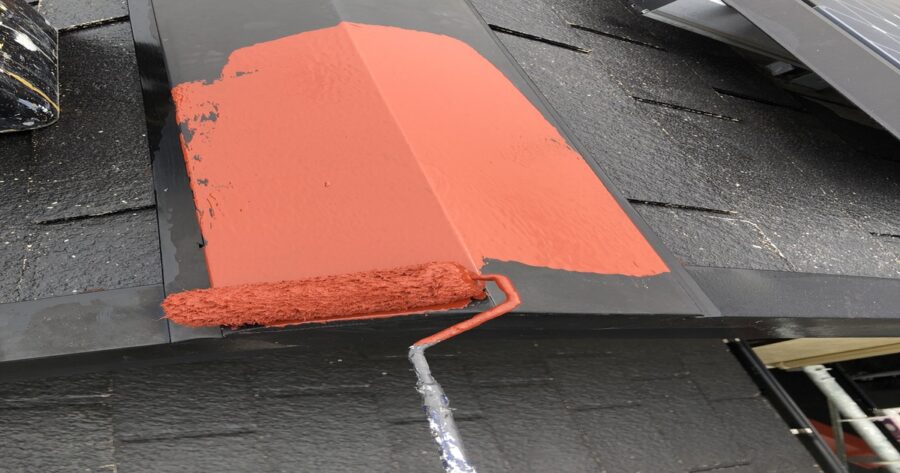 八王子市屋根板金錆止め塗装