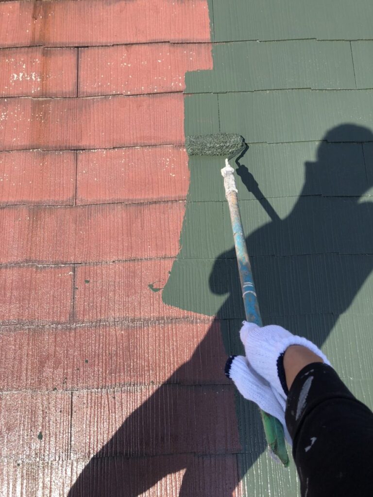 八王子市屋根トップコート1回目　