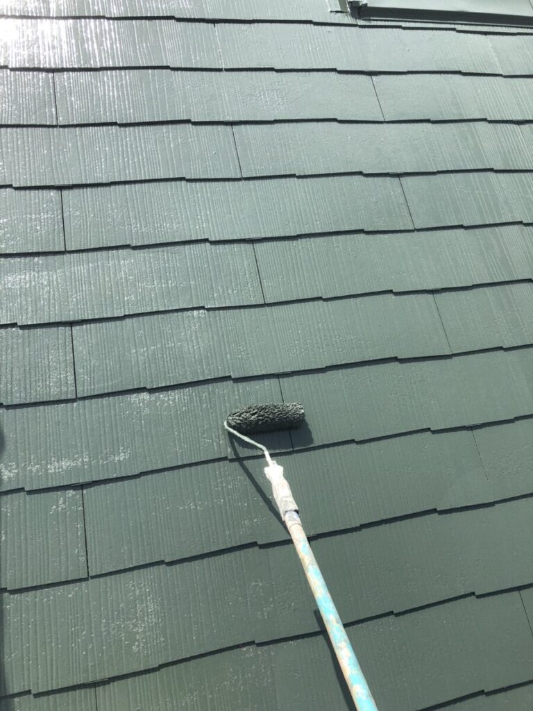 八王子市屋根トップコート２回目