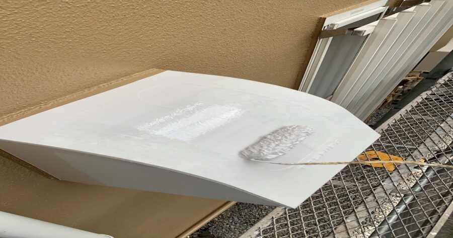 換気フード上塗り2回目