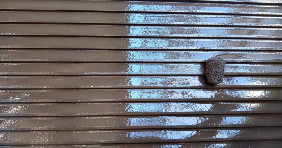 八王子市別所|雨戸 上塗り