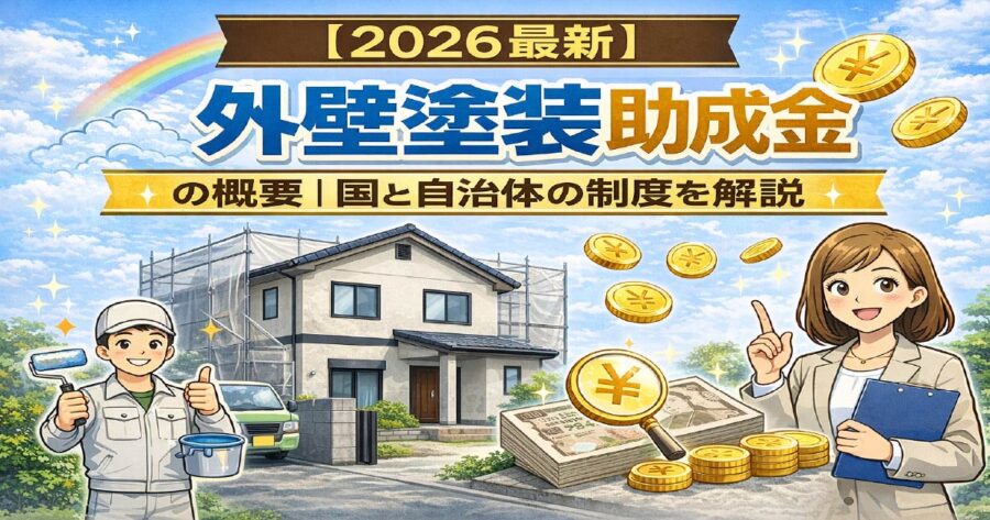 外壁塗装助成金【2026最新】