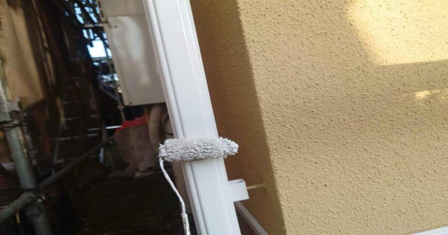 八王子市館町|雨どい 上塗り