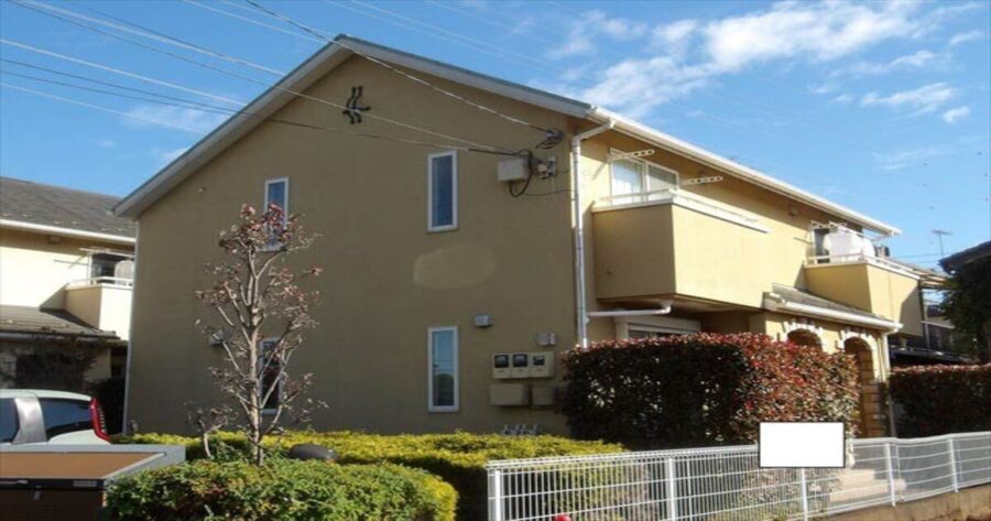 八王子市館町|外壁塗装 施工前 全景