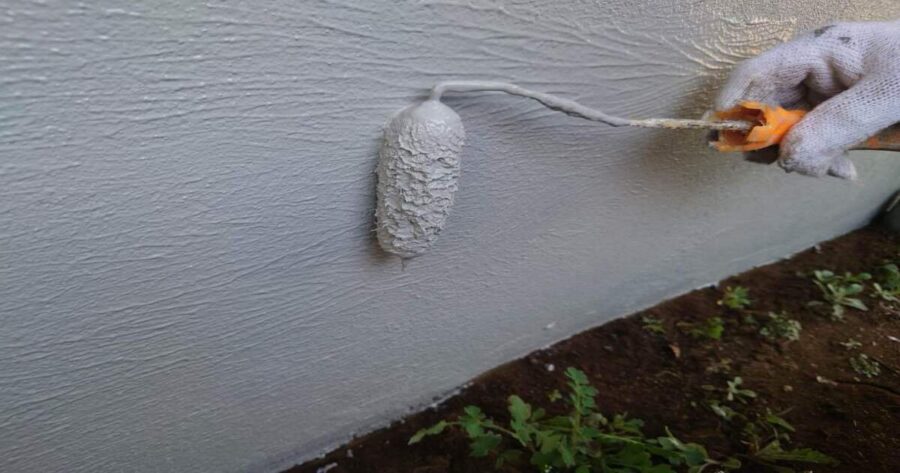 八王子市館町|基礎塗装 上塗り