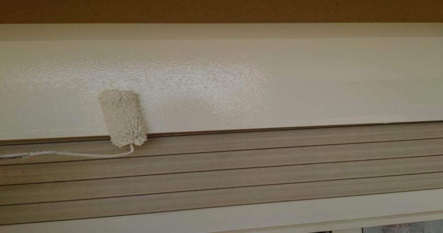 八王子市館町|シャッターBOX 中塗り