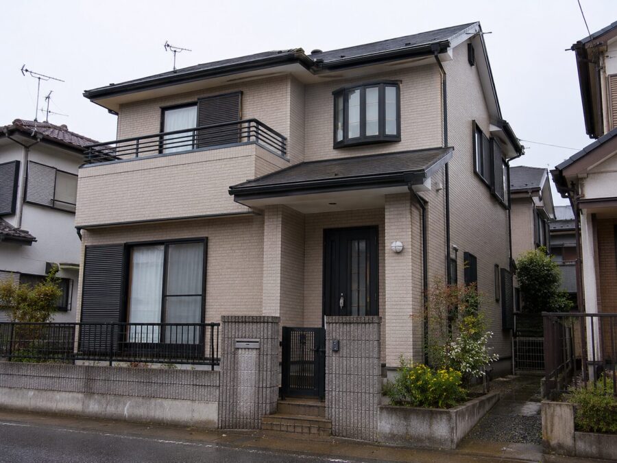立川市錦町の戸建て 外壁・屋根塗装 施工前