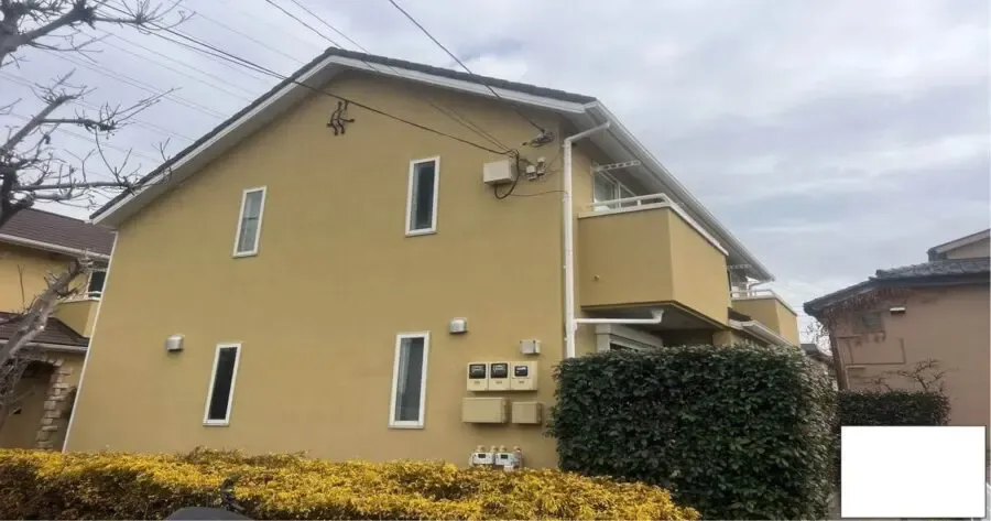 館町のアパート|外壁塗装 施工後