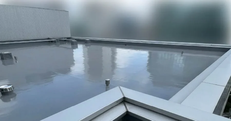 八王子市 ビル屋上のウレタン塗膜防水 改修後