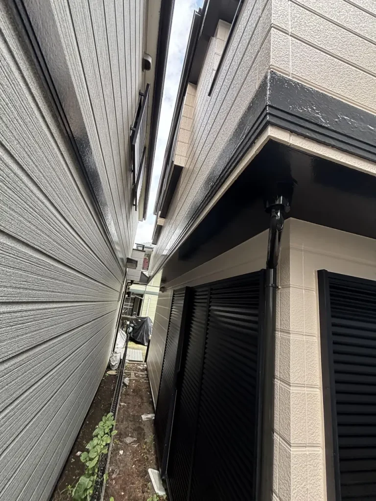 八王子市内の戸建て 竪樋 施工後