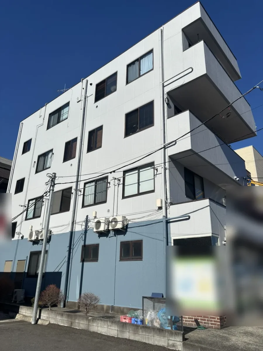 八王子 店舗併用ビル 外壁塗装・防水工事の施工後の外観
